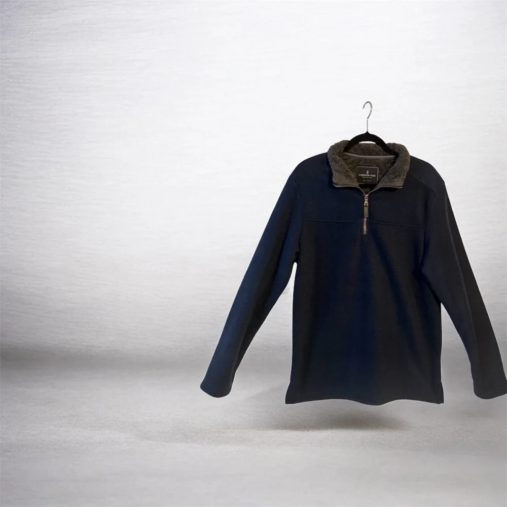 London Fog Navy Fleece Jacket